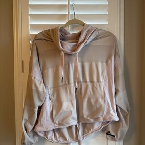 Adidas Stella McCartney Light Beige Athletic  Hoodie Size Medium